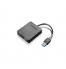 Lenovo Universal USB 3.0 to VGA/HDMI Black, Adapter