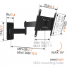 Vogels Wall mount
