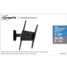 Vogels Wall mount, MA3030-A1, Full motion, 32-55 ", Maximum weight (capacity) 25 kg, VESA 100-400 mm, Black