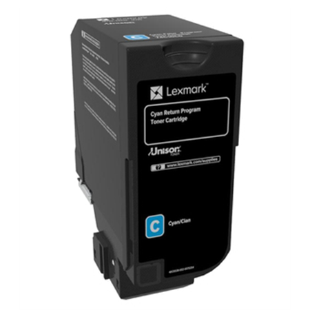Lexmark Lexmark High Capacity Cyan Return Programme 84C2HC0 Toner Cartridge Lexmark