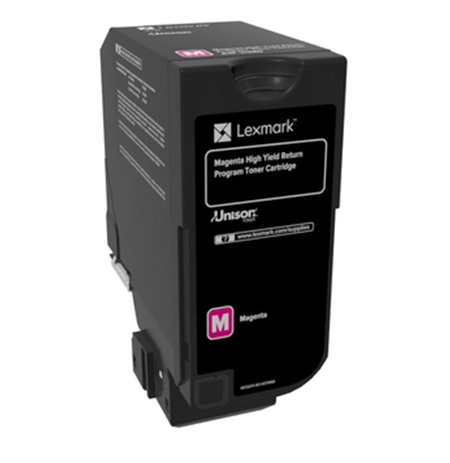 Lexmark 16K Magenta Return Program Toner Cartridge (CX725) Lexmark