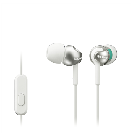 Sony In-ear Headphones EX series, White Sony MDR-EX110AP In-ear, White