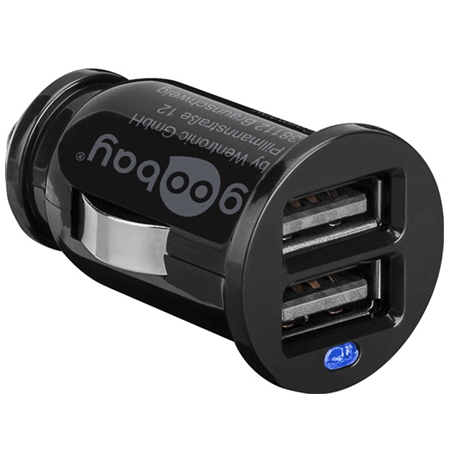 Twin USB Car Charger (2x USB) OEM Goodbay Dual USB car charger 2,1A 5 V