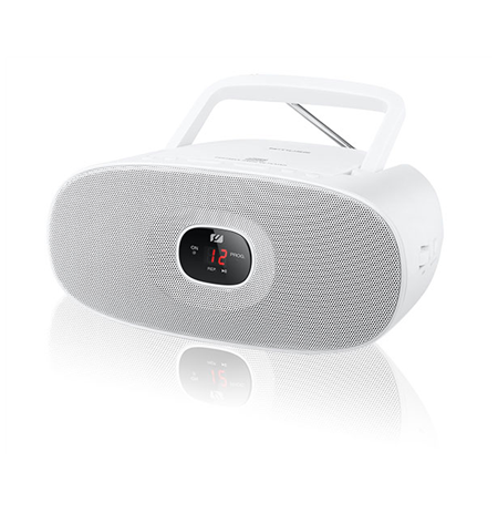 Muse MD-202RDW White, Portable radio CD player,