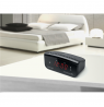 Muse Clock radio PLL M-12CR Black, Alarm function