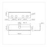 Vogels PFA 9126 Bracket kit for PFB 34xx, Silver