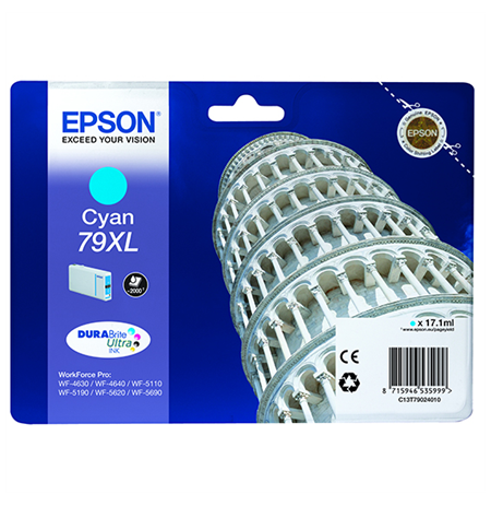 Epson 79XL C13T79024010 Inkjet cartridge, Cyan