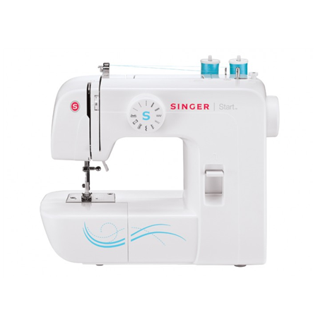 Singer Sewing machine START 1306 White, Number of stitches 6, Number of buttonholes 4