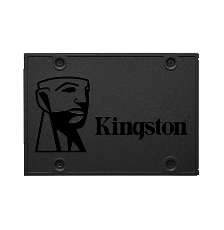 Kingston A400  240 GB, SSD form factor 2.5", SSD interface SATA, Write speed 350 MB/s, Read speed 500 MB/s