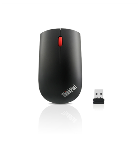 Lenovo ThinkPad Essential  Mouse  Wireless, Black, Wireless connection, Optical, No, Yes