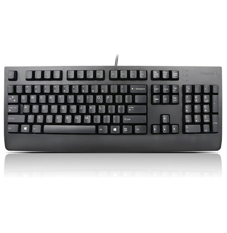 Lenovo Preferred Pro II USB Keyboard - US English with Euro symbol Wired, Black