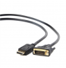Cablexpert | DisplayPort adapter cable | DisplayPort | DVI | DP to DVI-D | 1 m