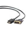 Cablexpert | DisplayPort | DVI | DisplayPort adapter cable | DP to DVI-D | 1 m
