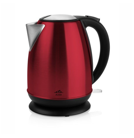 ETA Kettle 359090010 Standard, Stainless steel, Red, 2200 W, 1.7 L, 360° rotational base