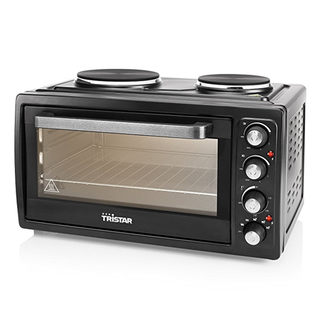 Tristar Electric mini oven OV-1443  Integrated timer, 38 L, Table top, 3100 W, Black, Rotary knobs