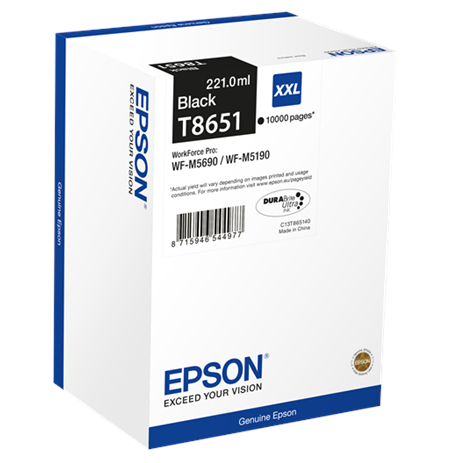Epson C13T865140 Ink cartridge, Black