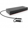 LENOVO ThinkPad Hybrid USB A/C Dock 2xDisplayPort 2xHDMI 2x3840x2160-60Hz 1Gbit LAN 1xUSB-C Front 5xUSB-A 2xUSB2.0 3xUSB3.0 (EU)