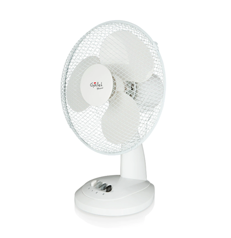 Gallet VEN12 Desk Fan, Number of speeds 3, 35 W, Oscillation, Diameter 30 cm, White