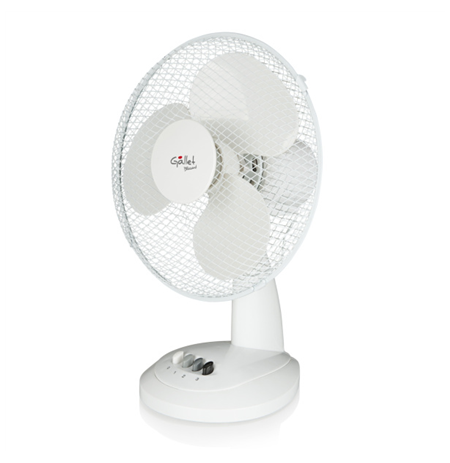 Gallet VEN9 Desk Fan, Number of speeds 2, 23 W, Oscillation, Diameter 23 cm, White