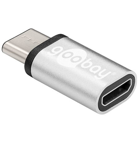 Goobay USB-C to USB 2.0 Micro-B adapter 56636 USB Type-C, USB 2.0 Micro female (Type B), Grey