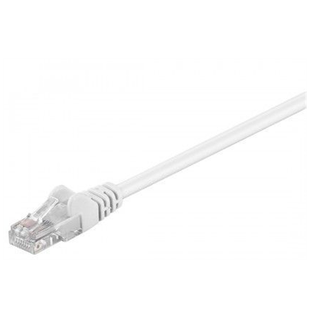 Goobay 68502 CAT 5e patch cable, U/UTP, white, 10m