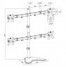 Logilink BP0046 Quad Monitor Desk Stand 13"-32'' Logilink Desk Mount
