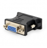Gembird Adapter DVI-A male to VGA 15-pin HD (3 rows) female, black | Gembird