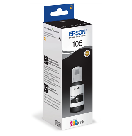 Epson Ecotank 105 Ink Bottle, Black