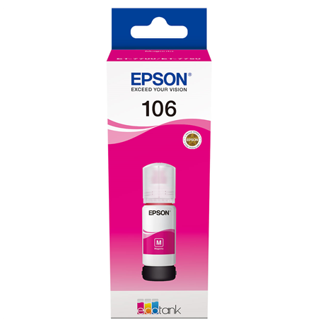 Epson Ecotank 106 Ink Bottle, Magenta