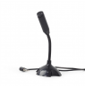 Gembird | Desktop microphone | MIC-D-02 | 3.5 mm | Black | 3.5 mm audio plug