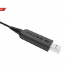 Koss Headphones CS195 USB Wired, On-Ear, Microphone, USB Type-A, Black