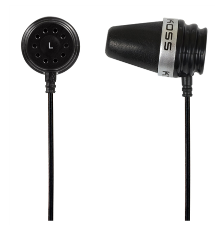 Koss Headphones Sparkplug In-ear, 3.5 mm, Black, Noice canceling,