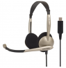 Koss | Headphones | CS100USB | Wired | On-Ear | Microphone | Noise canceling | Gold