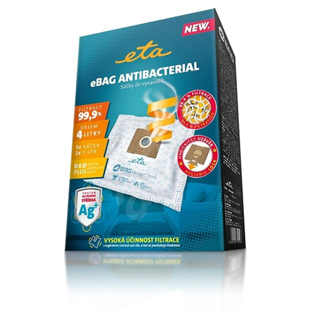 ETA Vacuum cleaner bags Antibacterial ETA960068020 Suitable for all ETA