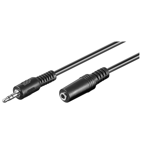 Goobay Headphone and audio AUX extension cable 3-pin 3.5 mm 50090 5 m