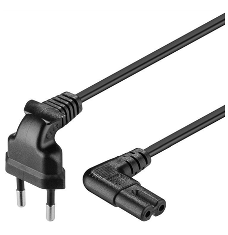 Goobay 97350 Euro connection cord, both ends angled 2 m