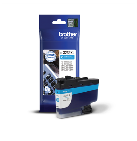 Brother High-yield Ink Cartridge LC3239XLC Ink, Cyan
