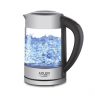 Kettle electric Adler AD 1247 (2200W 1.7l, silver color)