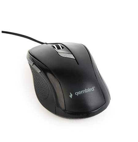 Gembird MUS-6B-01 Optical mouse, Black