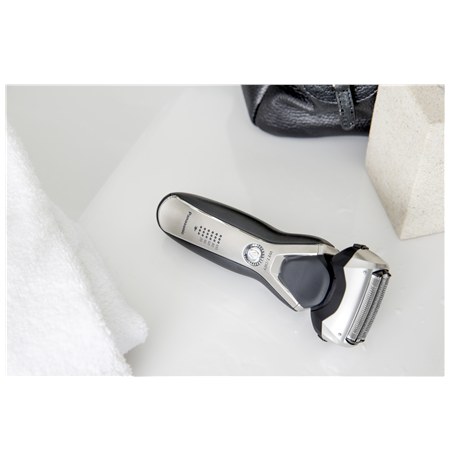 Panasonic Shaver ES-RT67-S503  Charging time 1 h, Wet use, Li-Ion, Number of shaver heads/blades 3, Black/ silver