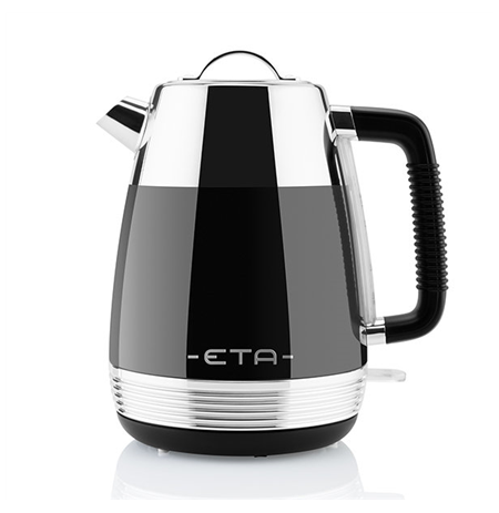 ETA Storio Kettle ETA918690020 Standard, 2150 W, 1.7 L, Stainless steel, 360° rotational base, Black