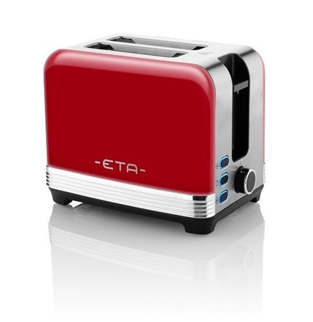 ETA Storio Toaster ETA916690030 Power 930 W, Housing material Stainless steel, Red
