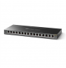 TP-LINK 16-Port Gigabit Easy Smart Switch 16 Gigabit RJ45 Ports MTU/Port/Tag-based VLAN QoS IGMP Snooping