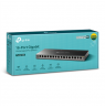 TP-LINK Switch TL-SG116E Web managed, Wall mountable, 1 Gbps (RJ-45) ports quantity 16, Power supply type External