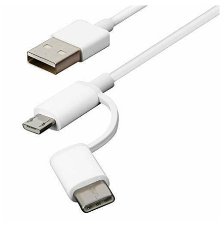 Mi 2-in-1 USB Cable (Micro USB to Type C) Xiaomi USB-A, Type C
