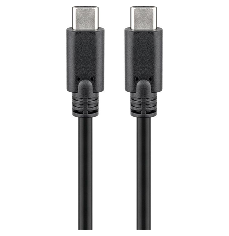 Goobay 38873 USB-C cable (USB 3.2 generation 2x2, 5A) Black