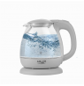Adler | Kettle | AD 1283G | Standard | 1100 W | 1 L | Plastic/Glass | 360° rotational base | Grey