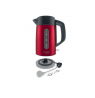 Bosch Kettle DesignLine TWK4P434 Electric, 2400 W, 1.7 L, Stainless steel, 360° rotational base, Red/Black