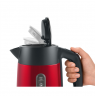 Bosch Kettle DesignLine TWK4P434 Electric, 2400 W, 1.7 L, Stainless steel, 360° rotational base, Red/Black