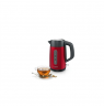 Bosch Kettle DesignLine TWK4P434 Electric, 2400 W, 1.7 L, Stainless steel, 360° rotational base, Red/Black